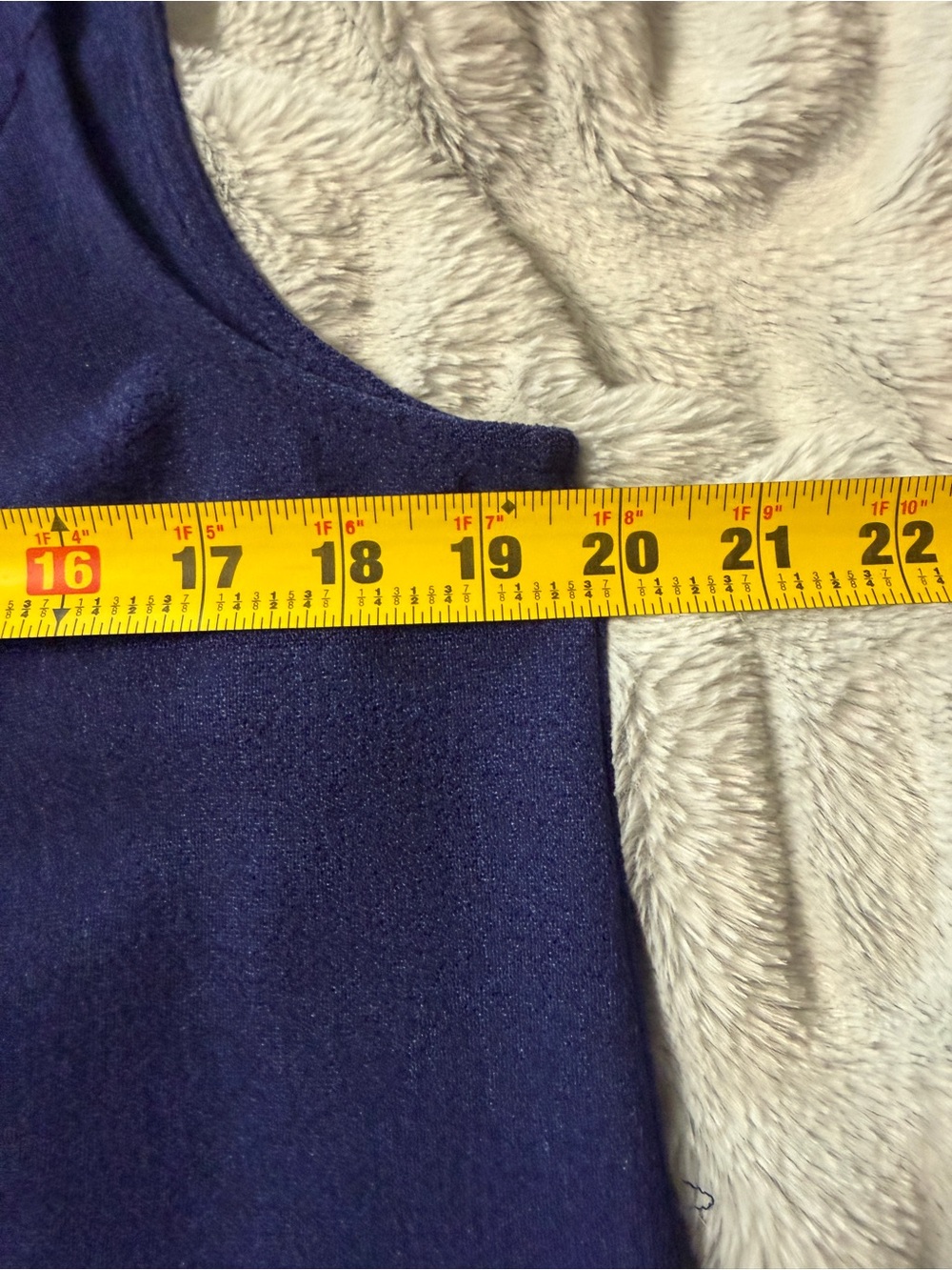 Jack by BB Dakota Blue Crisscross Back with pockets dress size large - Picture 4 of 7